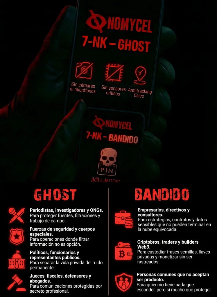 Nomycel 7 Pro Ghost vs Bandido